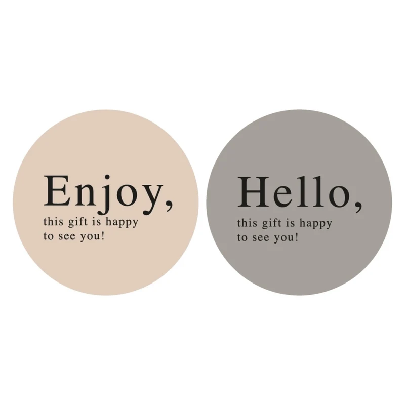 Duo - Enjoy / Hello Stickers (2 Stück)