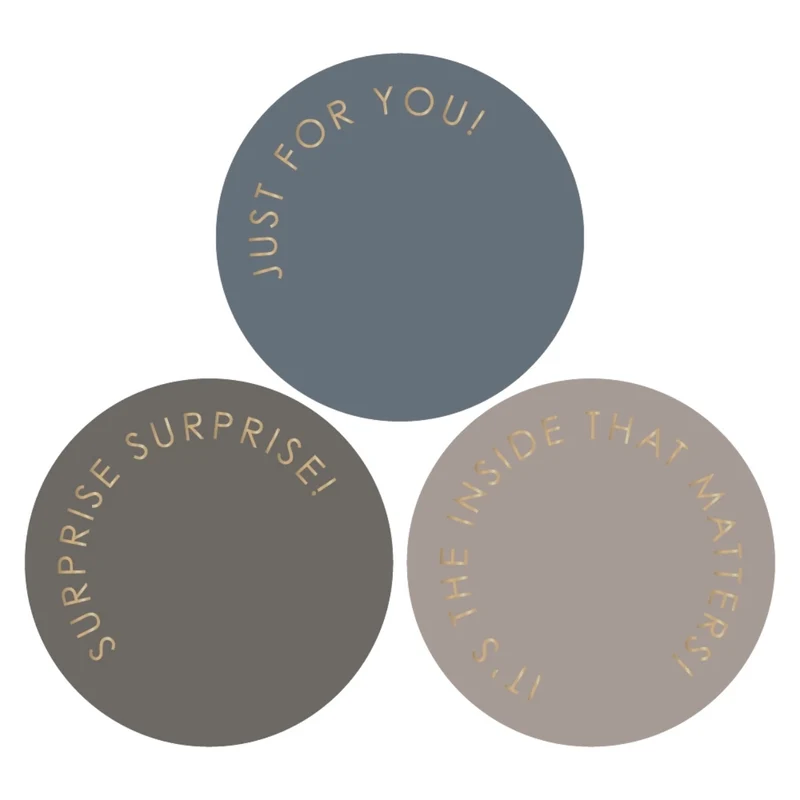 Multi - Modern Gold Dark Stickers (3 Stück)