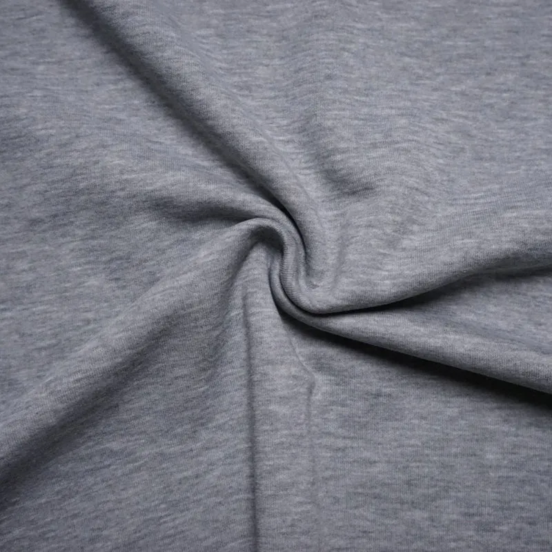 Sweatstoff Jogging melange „Light Grey“
