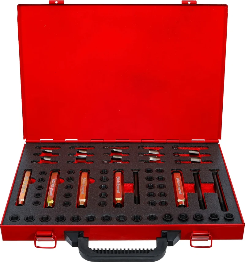 BGS DIY 19535 Reparatursatz für Glühkerzengewinde M8 - M9 - M10 - M12