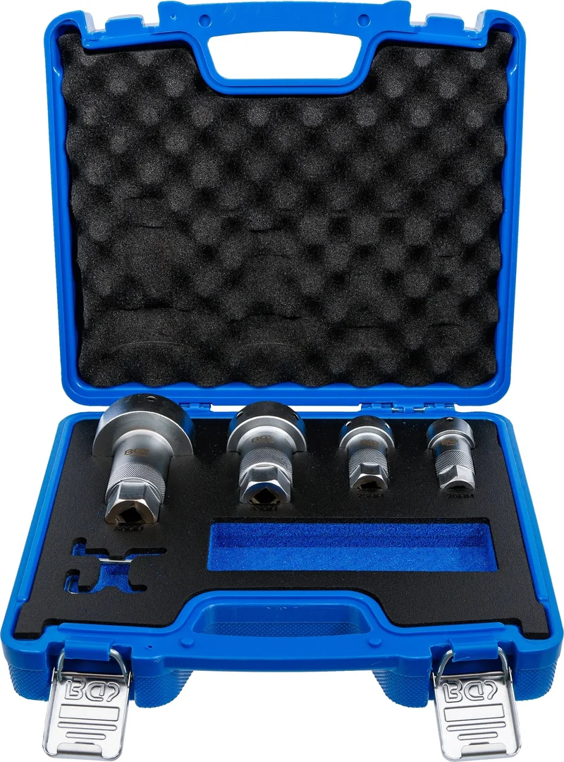 BGS 74683 Satz Schneideisenhalter Antrieb Innenvierkant 10mm (3/8") / 12,5mm (1/2") 4 teilig