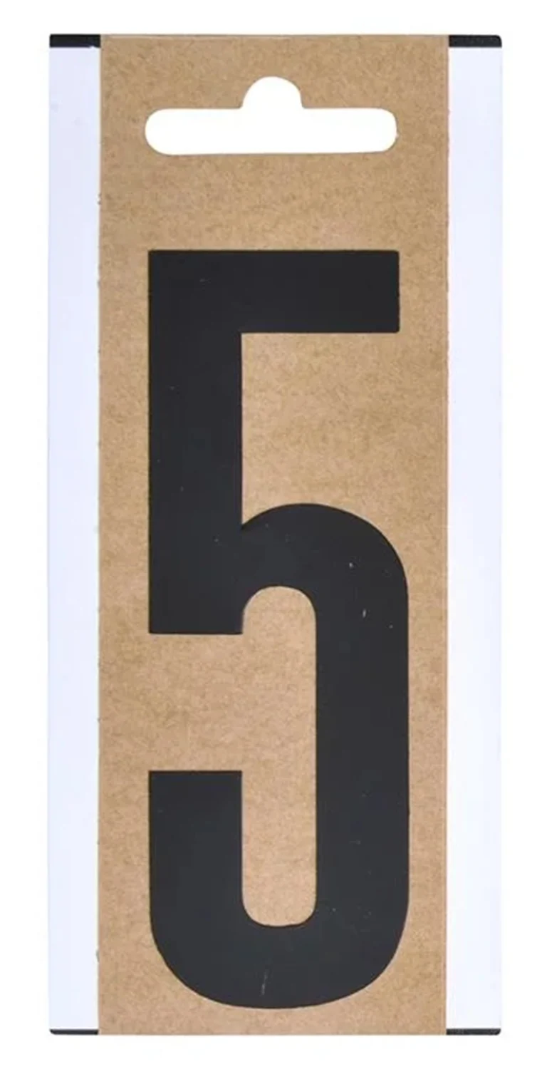 ProPlus SF_971033 Folienzeichen "5" 10cm Foliensymbol Folienbild