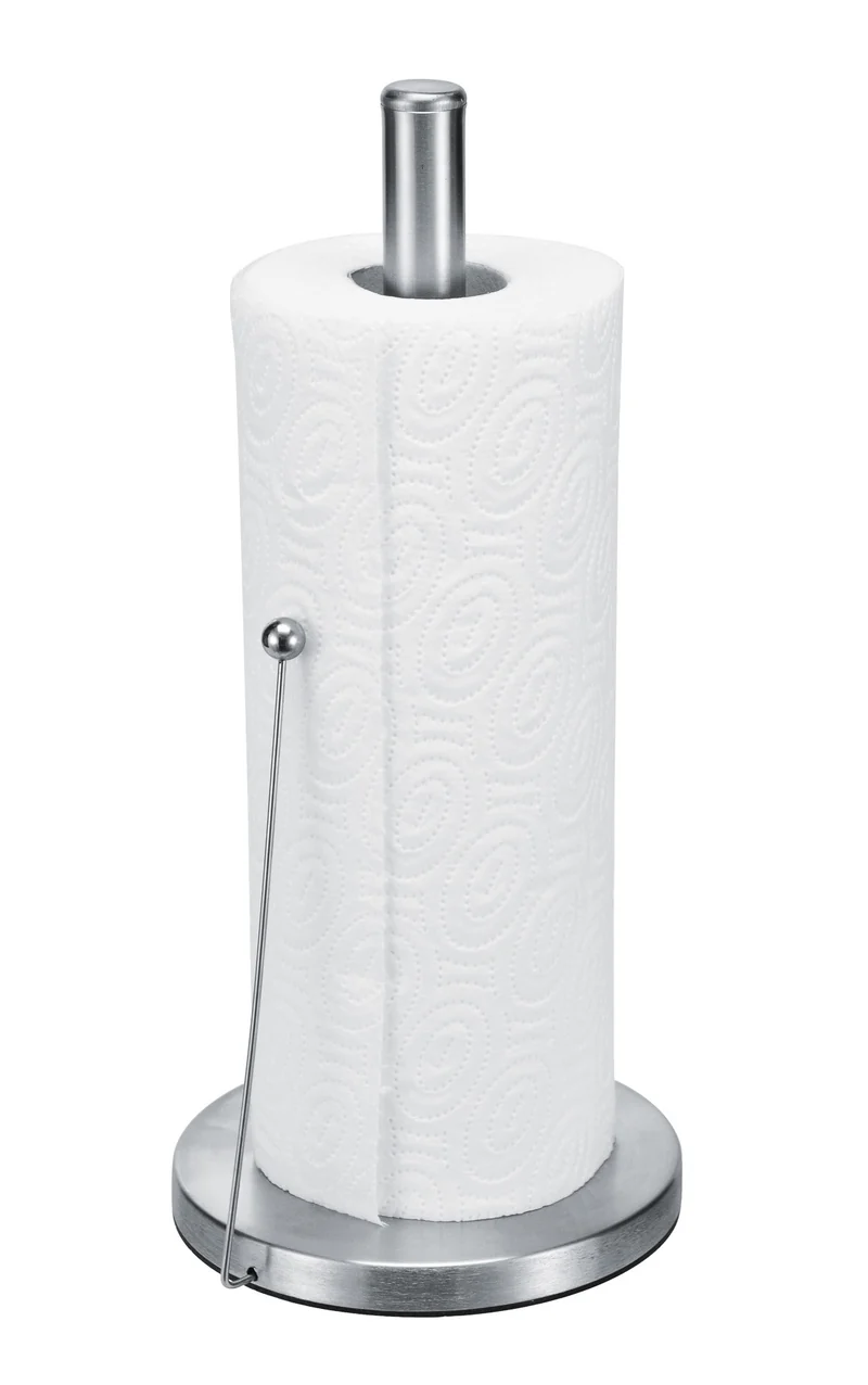 Haushalt International 34046 Küchenrollenhalter aus Edelstahl 15 x 32,5cm