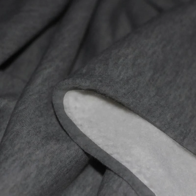 Sweatstoff Jogging melange “Dark Grey”