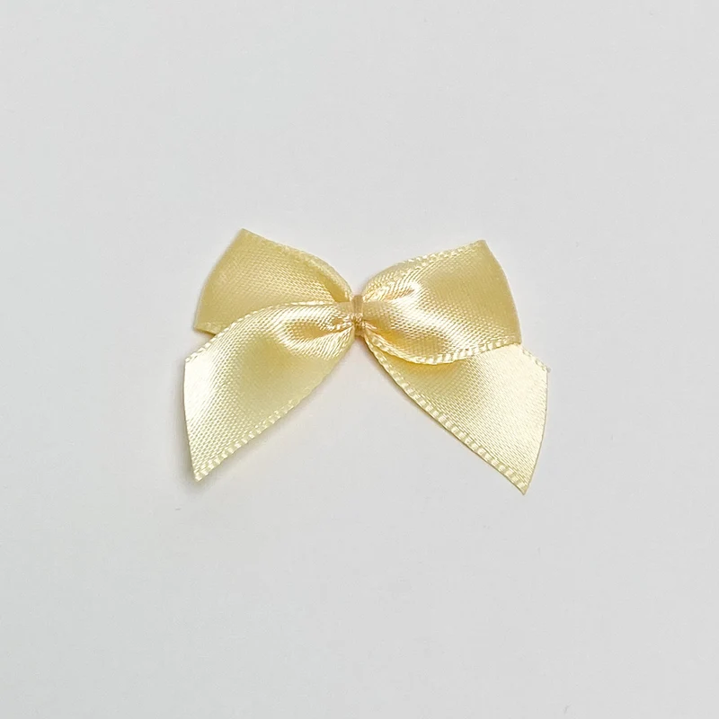 Satin Schleife "Vanille"