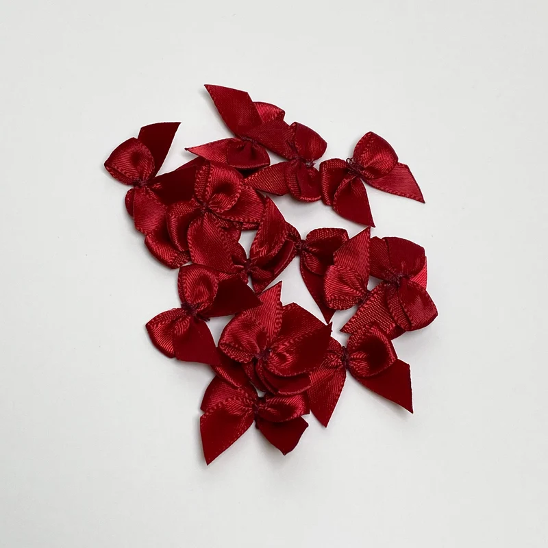 Satin Schleife "Bordeaux"