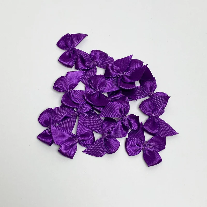 Satin Schleife "Violett"