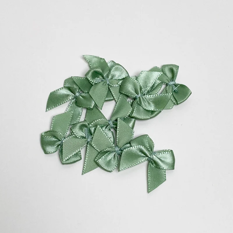 Satin Schleife "Sage Green"