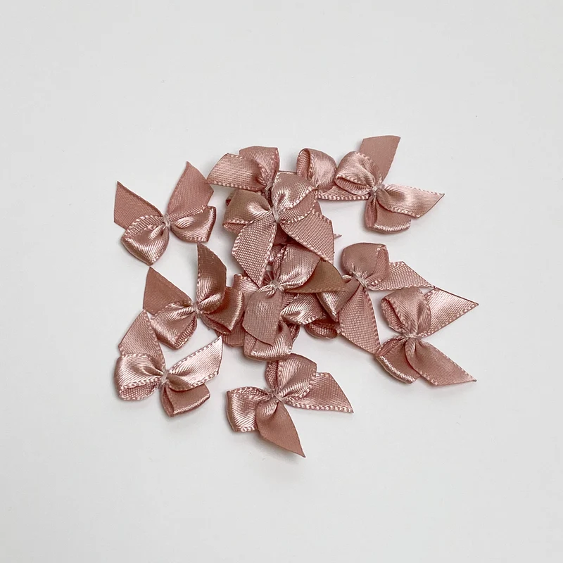 Satin Schleife "Altrosa"