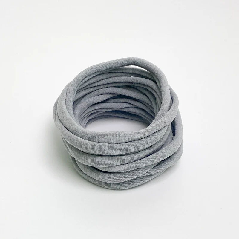 Nylon Haarband "grau"
