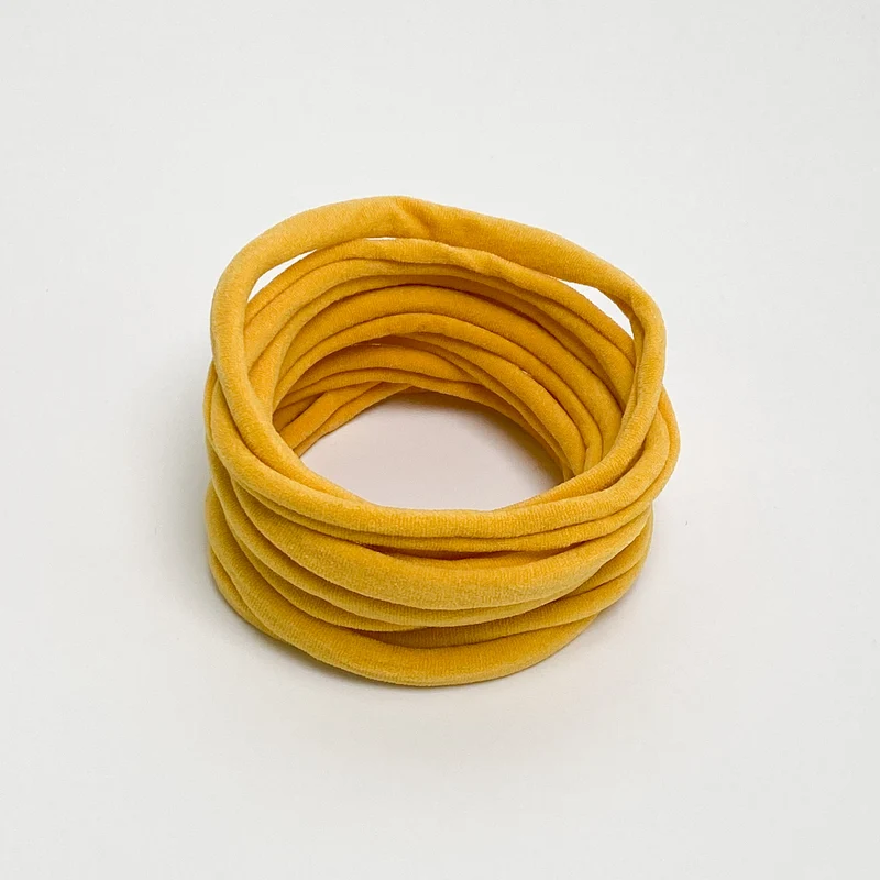 Nylon Haarband "gelb"