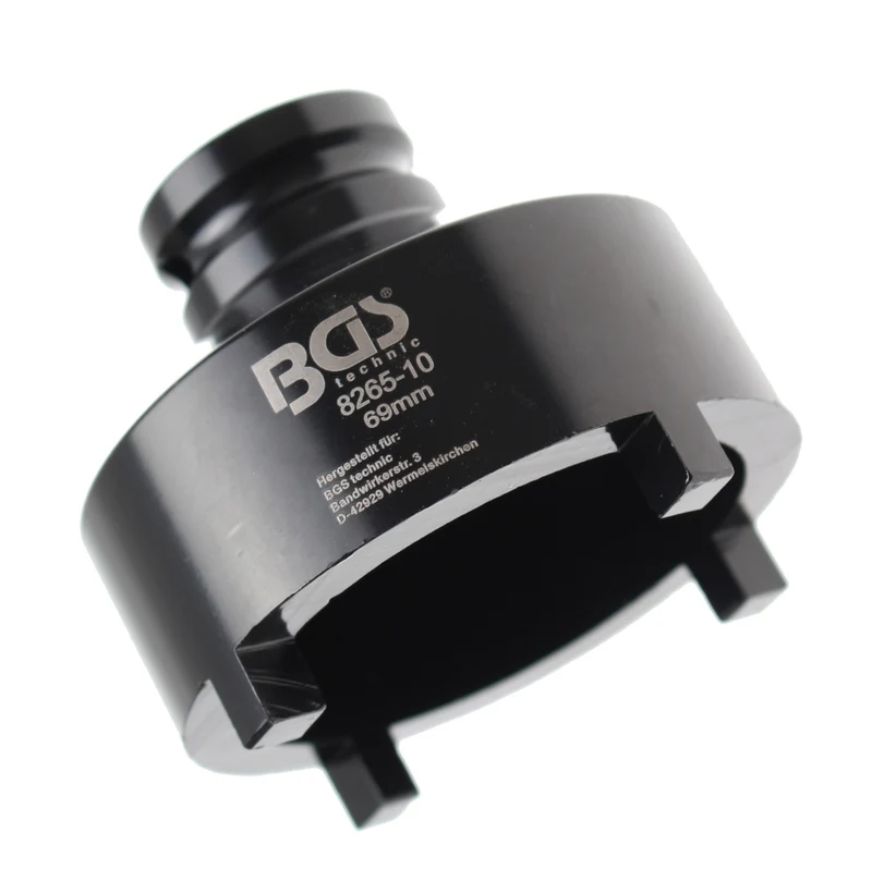 BGS 8265-10 Schlüssel für Nutmuttern Zapfen außen liegend 69mm KM8