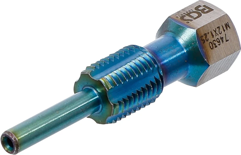 BGS 74630 Gewindeschneider mit Führungsbolzen für Temperatursensoren M12 x 1,25