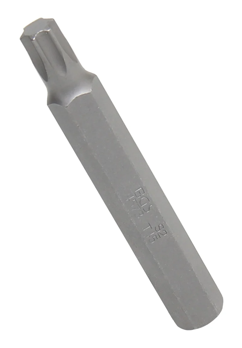 BGS 4573 Bit Nuss Stecknuss T-Profil (für Torx) T45 Länge 75mm Antrieb Außensechskant 10mm (3/8")