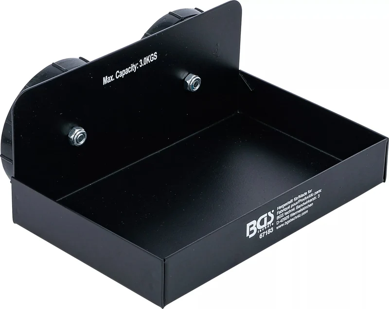BGS 67183 Magnetische Ablageschale 180 x 115 x 30mm Haftschale Magnetisch