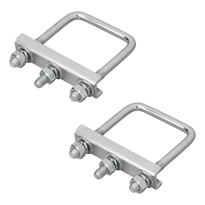 ProPlus 341535V02 U-Bügel 70mm eckig für Klemmschelle Set von 2 Stück U-Halterung