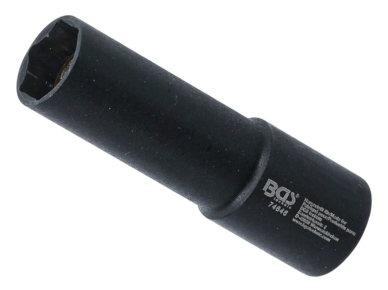 BGS 74646 Federbein Steckschlüssel Einsatz Antrieb Innenvierkant 10mm (3/8") 13mm Tesla