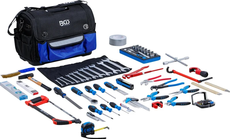 BGS 3349 Sanitär Werkzeugtasche Werkzeugsortiment 101 teilig Sanitärinstallationen