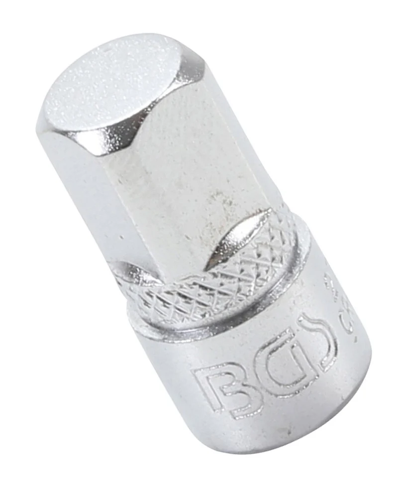 BGS 271 Steckschlüssel Adapter Innenvierkant 6,3mm (1/4") - Außenvierkant 10mm (3/8")
