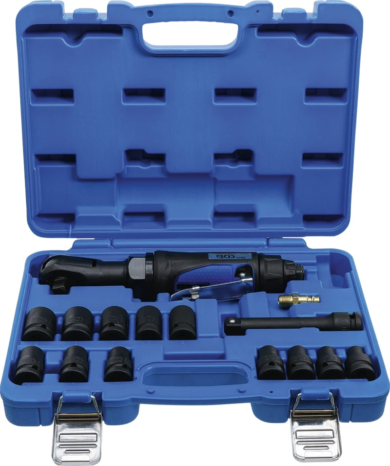 BGS 70192 Satz Druckluft Ratschenschrauber max. Drehmoment 102 Nm - Antrieb 12,5mm (1/2")
