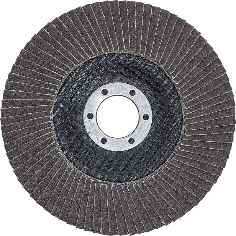 BGS 3977 Fächer Schleifscheibe Ø 125mm K 120 für Winkelschleiferbetrieb