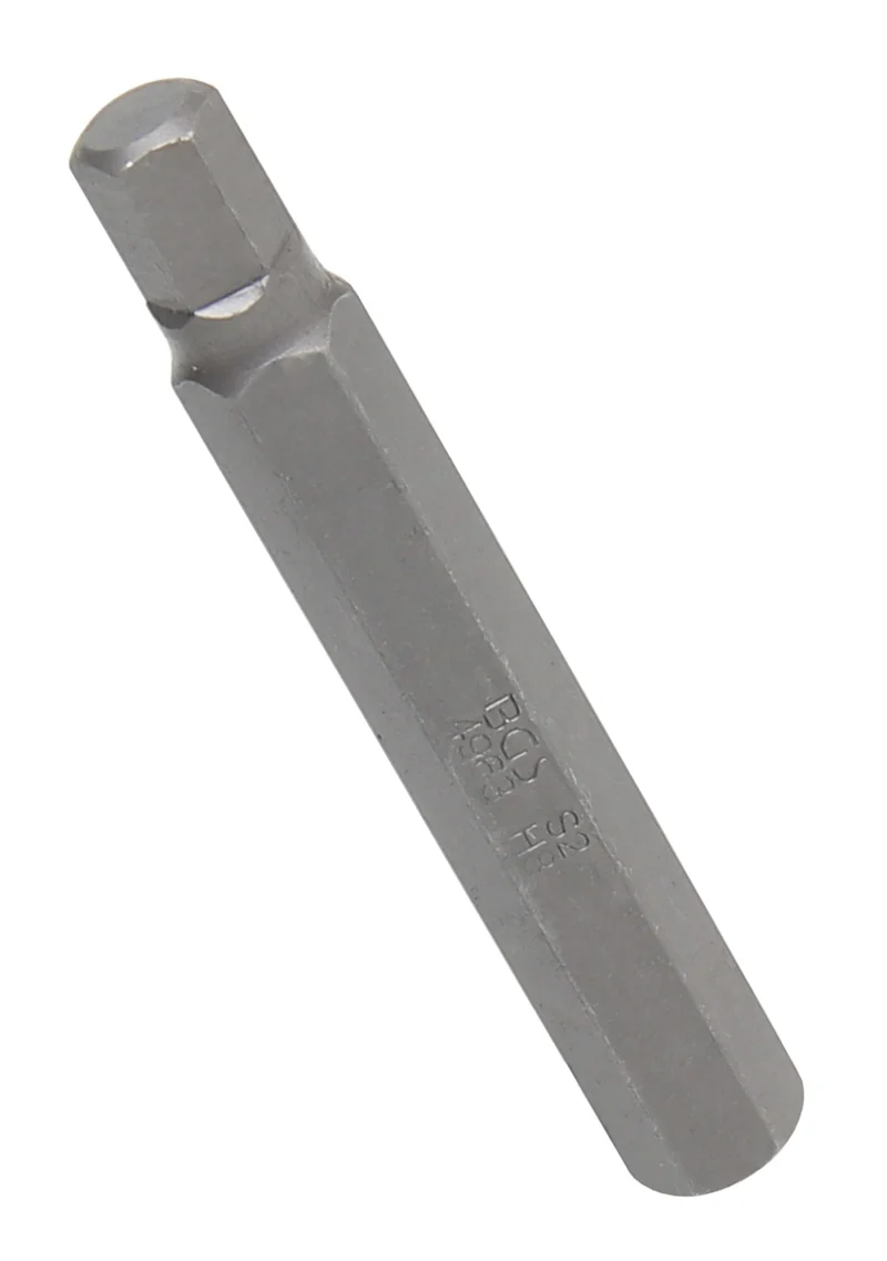 BGS 4963 Bit Nuss Stecknuss Innensechskant 8mm HX8 Länge 75mm Antrieb Außensechskant 10mm (3/8")