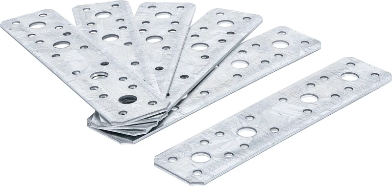 BGS DIY 80791 Satz Flachverbinder 180 x 40 x 2,5mm 6 teilig