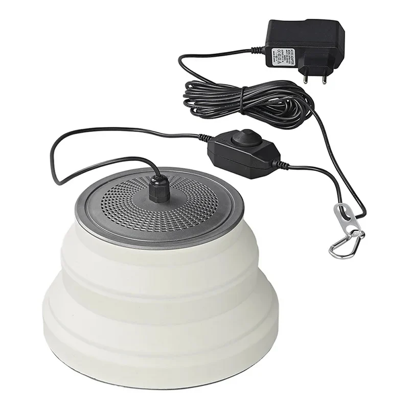 ProPlus 440309 Hängelampe LED faltbar Silikon weiß Ø20cm Campinglampe