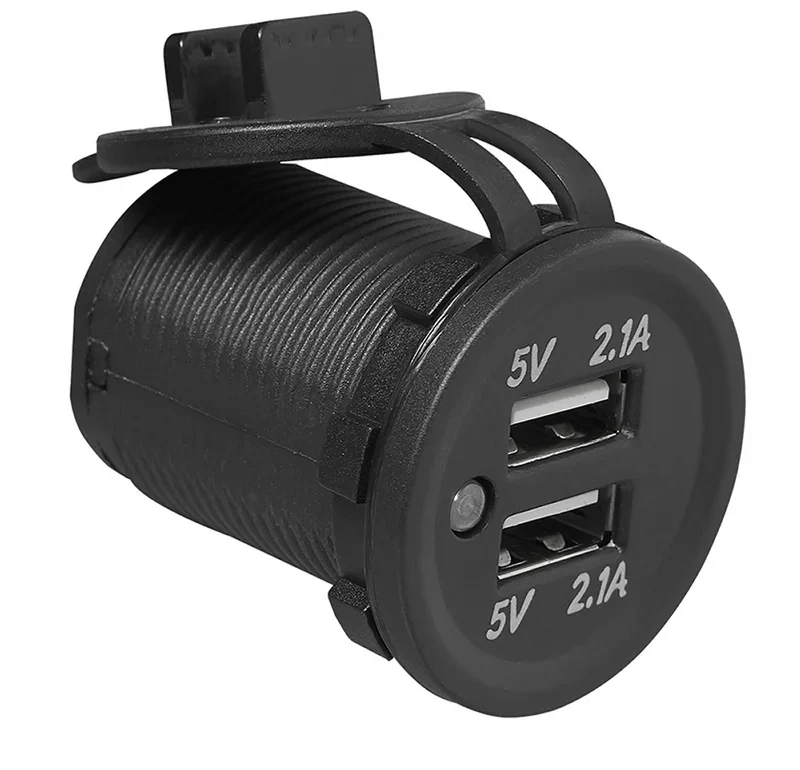 ProPlus 450450 USB Doppel Einbausteckdose Typ A 2 x 2100mA 12V/24V