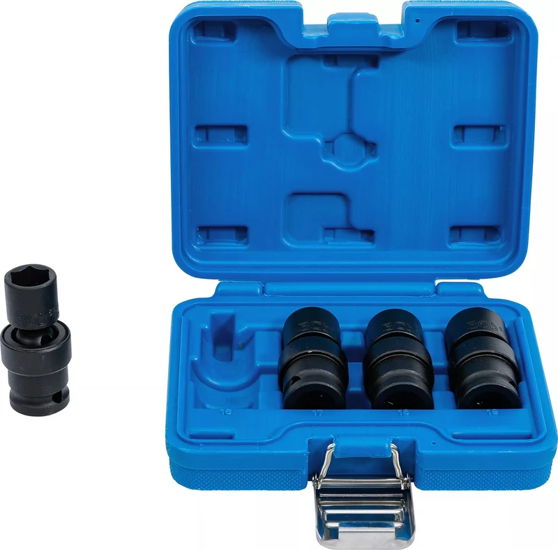 BGS 5200 Satz Kraft Kugelgelenkeinsätze Antrieb 12,5mm (1/2") für Schlagschrauber geeignet