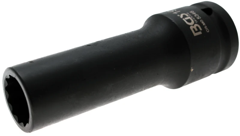 BGS 5346 Impact Nuss 19mm Zwölfkant lang/tief Antrieb 20mm (3/4") für Schlagschrauber