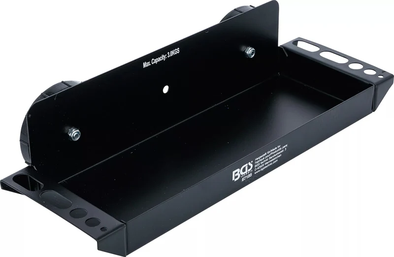 BGS 67185 Magnetische Ablageschale 290 x 115 x 30mm mit seitlichem Schraubendreher Halter