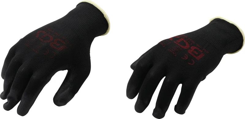 BGS 9947 Paar Mechaniker Handschuhe schwarz Größe 8 (M)