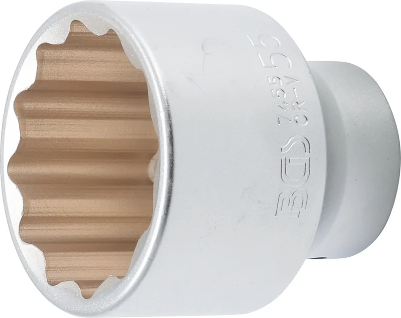 BGS 7455 Nuss / Stecknuss / Steckschlüsseleinsatz 55mm Zwölfkant Antrieb 20mm (3/4")