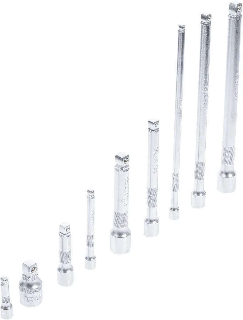 BGS 2253 Satz Kippverlängerungen 6,3mm & 10mm & 12,5mm 9 teilig