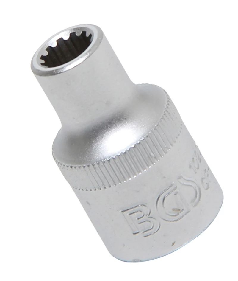 BGS 10208 Nuss / Stecknuss / Steckschlüsseleinsatz Gear Lock SW 8mm Antrieb 12,5mm (1/2")