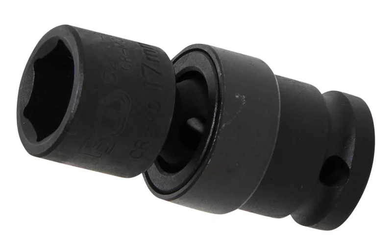 BGS 5200-17 Kraft Kugelgelenkeinsatz Impact Nuss SW 17mm Antrieb 12,5mm (1/2") für Schlagschrauber geeignet