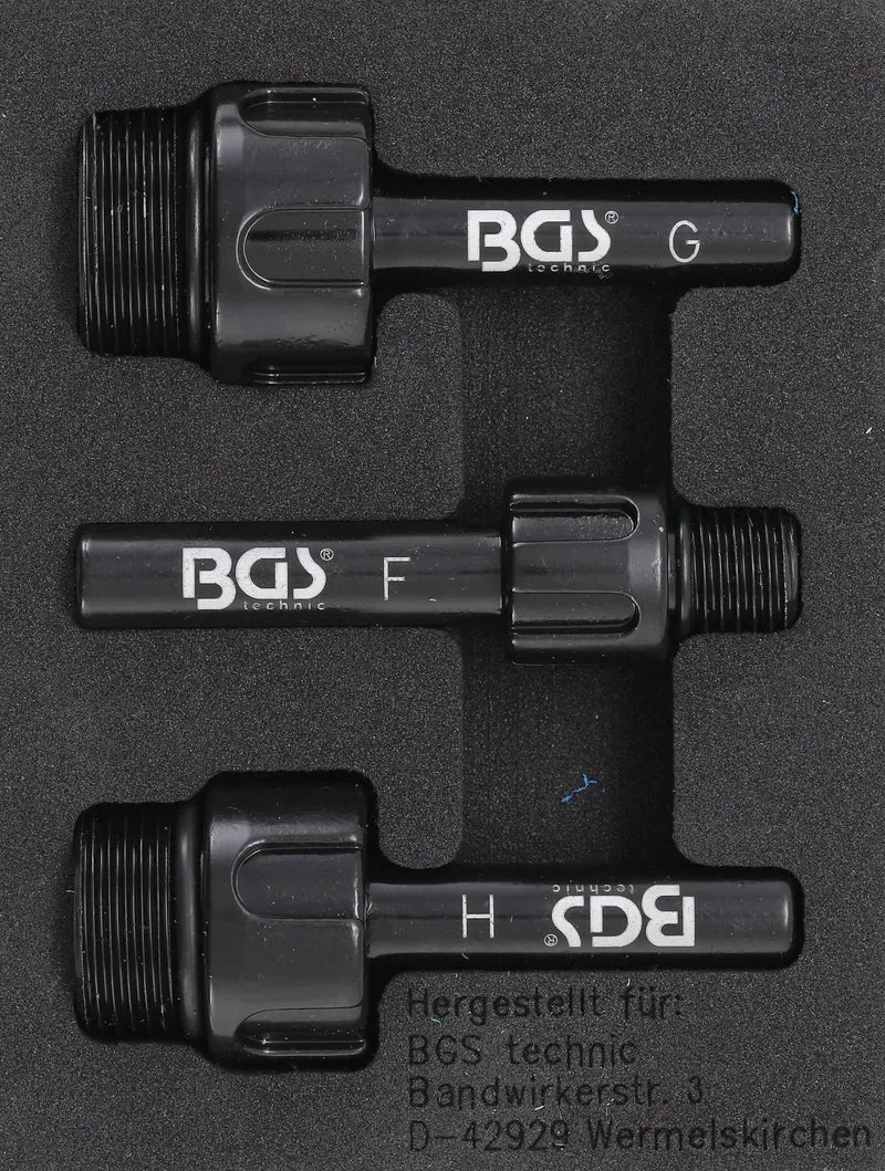 BGS 9990 Satz Adapter für Öleinfüllgeräte 3 teilig für Mercedes 779 Audi VW CVT DSG