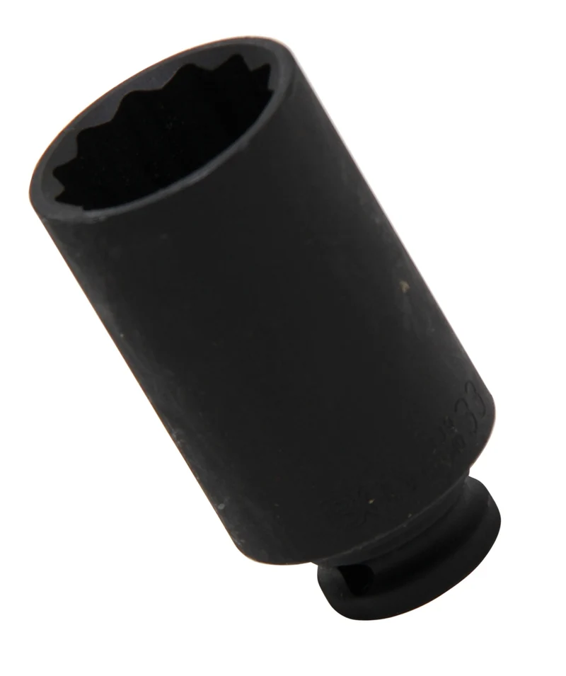 BGS 5339 Impact Nuss / Krafteinsatz Zwölfkant SW 33mm Antrieb 12,5mm (1/2") für Schlagschrauber geeignet