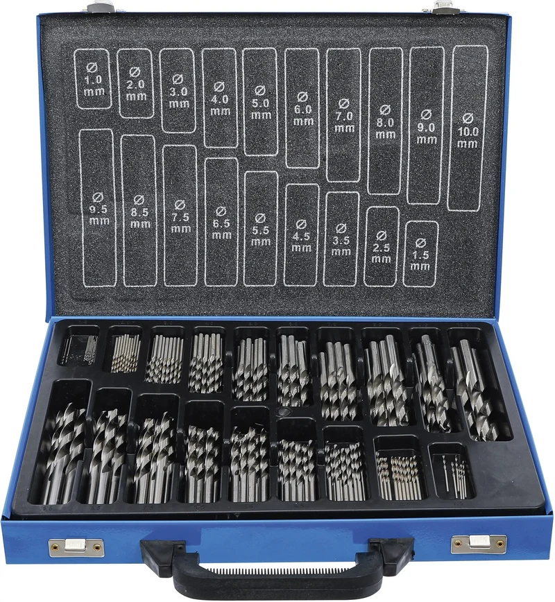 BGS 1995 Satz HSS Spiralbohrer Ø1-10mm im Koffer 170 teilig