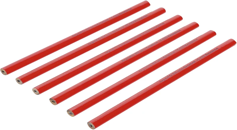 BGS DIY 2071 Satz Zimmermannsbleistifte Länge 250mm 6 teilig