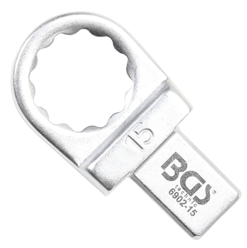 BGS 6902-15 Einsteck-Ringschlüssel 15mm für Aufnahme 9 x 12mm