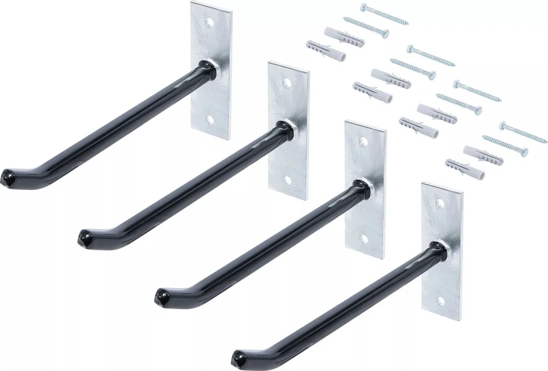 BGS DIY 88304 Satz Felgen Wandhaken 250mm Felgenhalterung