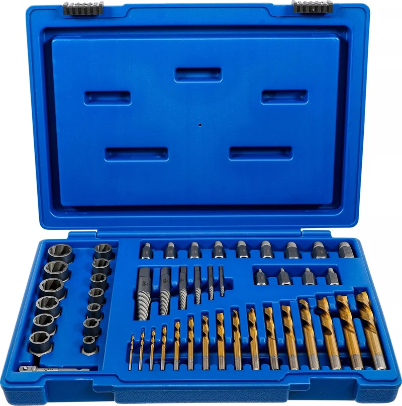 BGS 70329 Satz Ausdreher für Schrauben Muttern mit Linksbohrer 2 - 18mm 49 teilig