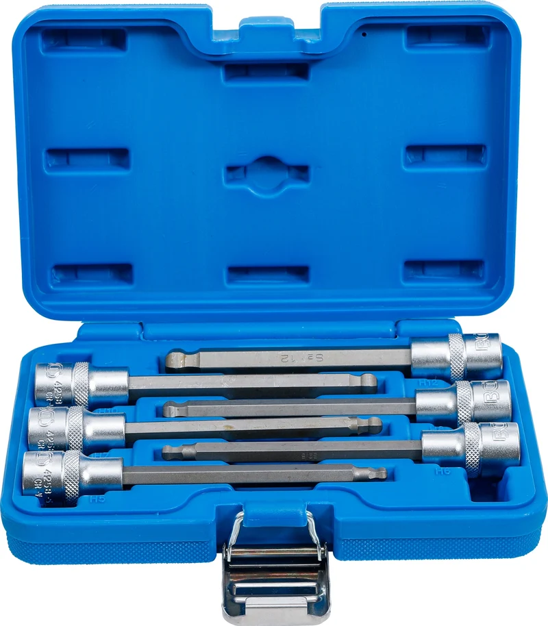 BGS 4258 Satz Bit Nuss Innensechskant mit Kugelkopf 5-12mm 140mm lang