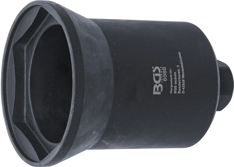 BGS 6988 Schlüssel für Achsmuttern Sechskant für Mercedes-Benz Anhängerachse SW 95mm