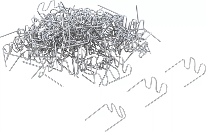 BGS 873-6 Reparatur Klammern W-Form Ø0,6mm 100 Stück für Kunststoffreparatur
