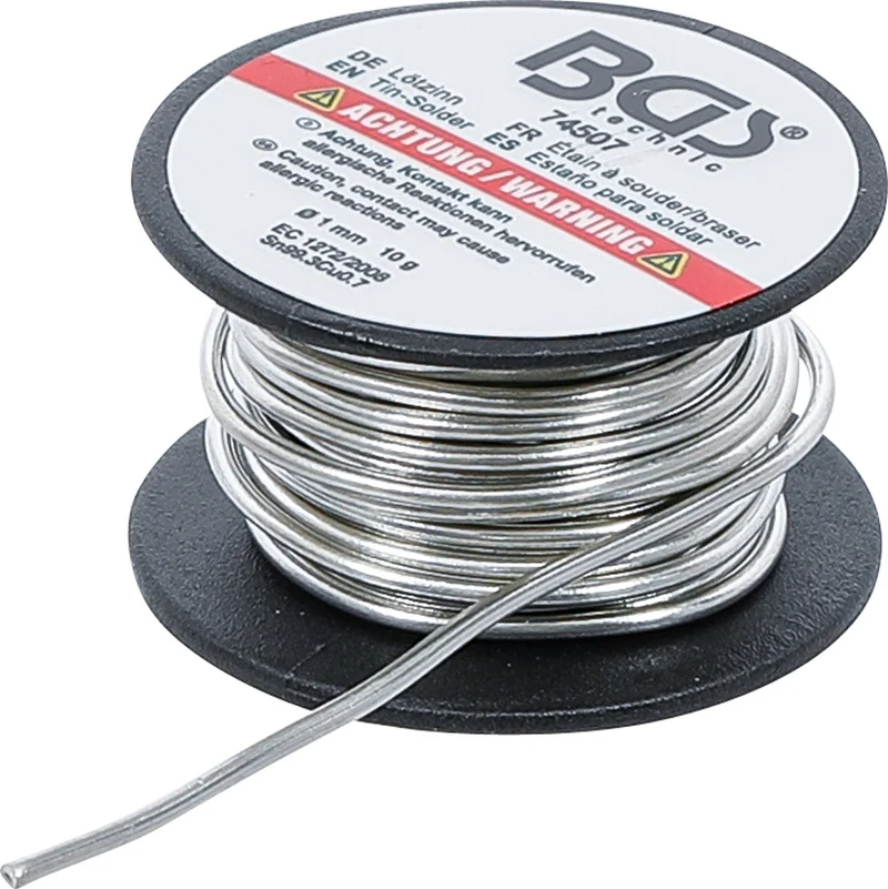BGS 74507 Lötzinn auf Rolle bleifrei Durchmesser Ø 1mm 10g