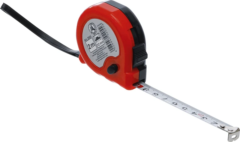 BGS DIY 2055 Rollbandmaß ABS-Gehäuse Länge 2m