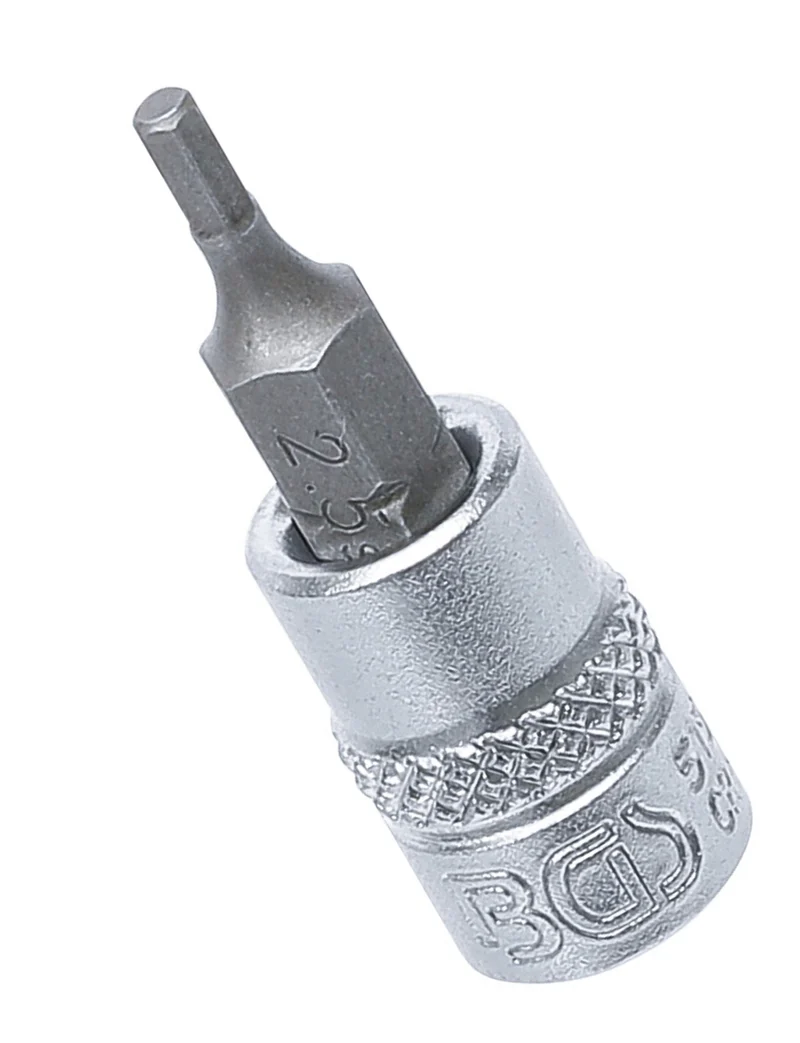 BGS 5154 Biteinsatz Innensechskant 2,5mm HX2,5 Länge 38mm Antrieb 6,3mm (1/4")